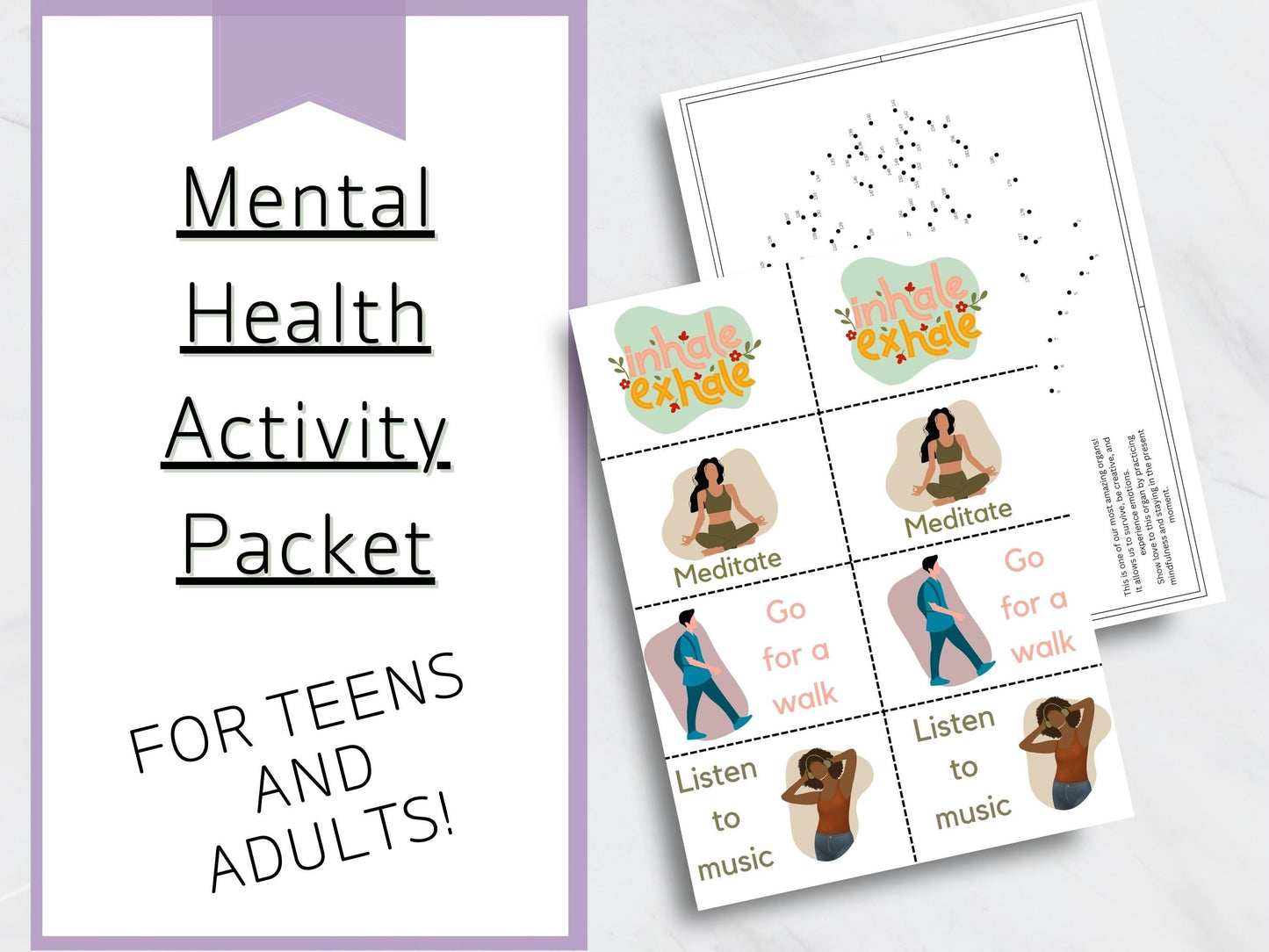 Activity Packet for Teens and Adults- Digital Download