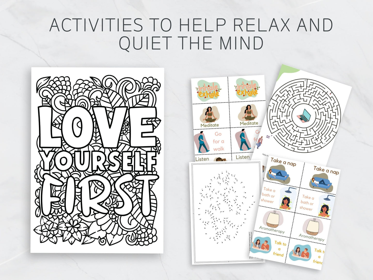 Activity Packet for Teens and Adults- Digital Download