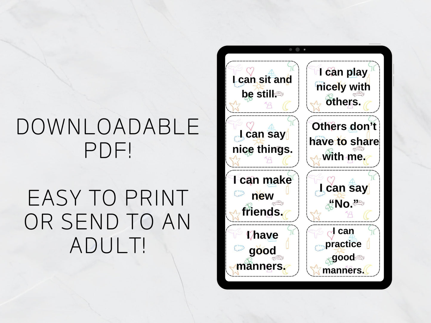 104 Positive Affirmation Cards for Kids- Digital PDF