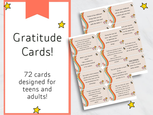 Gratitude Cards! -Digital Download