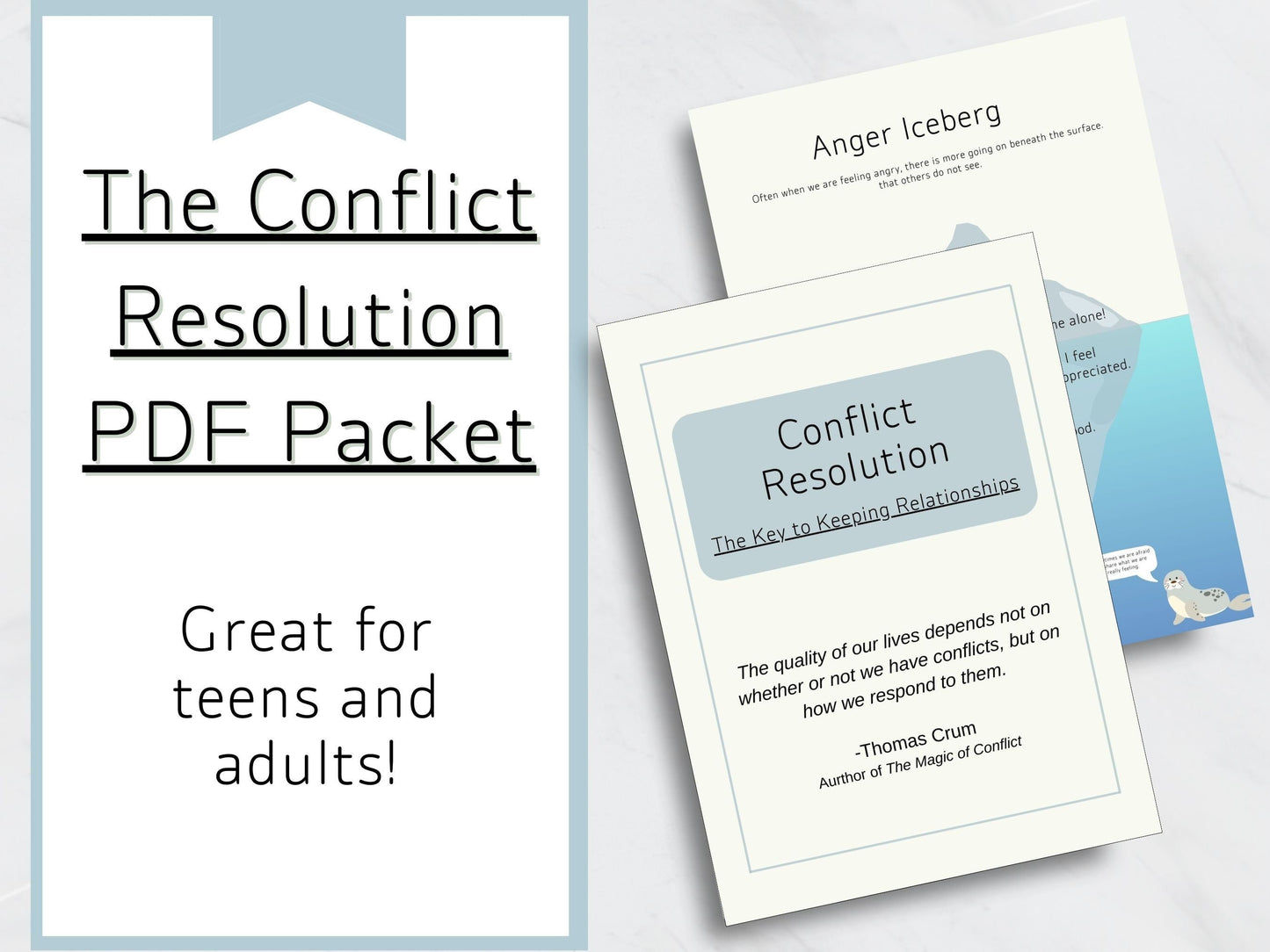 The Conflict Resolution Packet- Digital Download