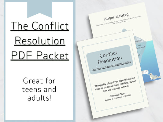 The Conflict Resolution Packet- Digital Download