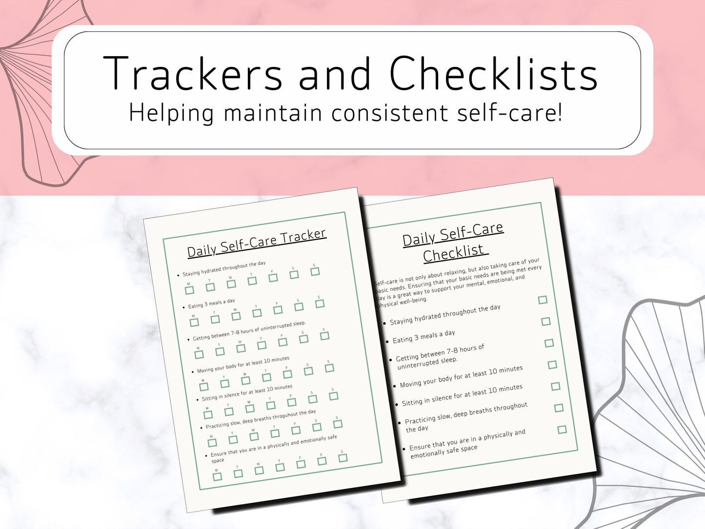 The Self-Care Packet for Clients- Digital PDF